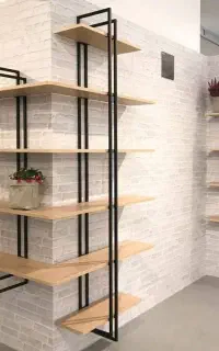 شلف دیواری،کتابخانه های مدرن و قفسه