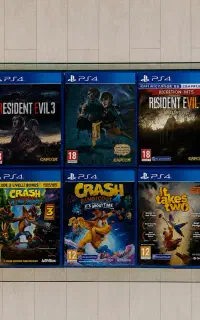 تعدادی دیسک بازی ps4 کاملا پلمپ