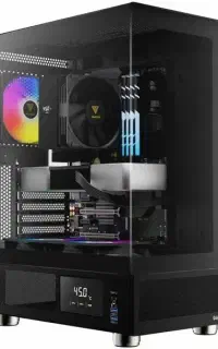 کیس کامپیوتر Atlas E1 ARGB دارای نمایشگر LCD