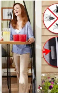 پرده توری آهن روبا دار اورجینال