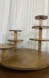 ظروف پذیرایی چوبی مهمانی