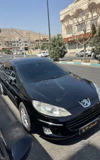 پژو 407 اتومات فرانسوی۲۰۰۹مشکی (فول کامل،سالم،)