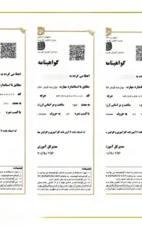 صدور مدرک فنی حرفه ای سرتیفیکیت تا dba