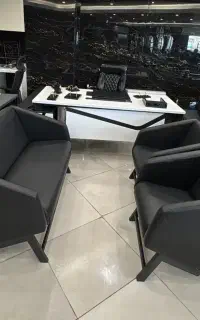 مبلمان اداری مدرن مینیمال/فروش شرایطی/میزمدیرصندلی