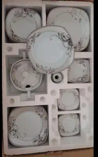 ۲ سرویس ۵۲ پارچه ۶ نفره  چینی پردیس