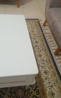 میز جلو مبلی با سه عدد میز عسلی نو ی نو