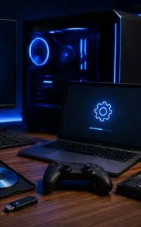 نصب ویندوز و بازی و برنامه کامپیوتر و لپ‌تاپ