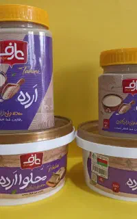 محصولات کنجدی عارف حلوا ارده. و.ارده برابرند عارف