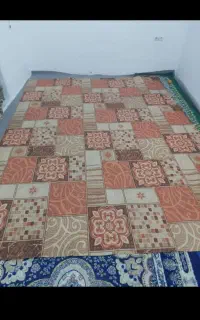 موکت چاپی در حد نو ۳ ۳ در ۲ ۵ متر با تخفیف