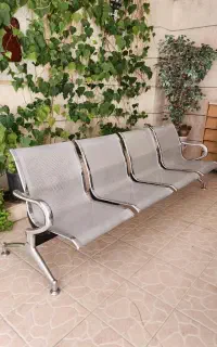 فروش  دو عدد صندلی فرودگاهی شفق ۴ نفره
