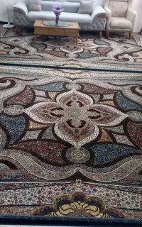 یک جفت فرش سورمه ای