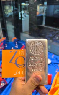شمش ندیر ساچمه نقره9999از10گرم تا1کیلو زروان گالری
