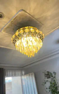 لوستر سقفی کریستالی