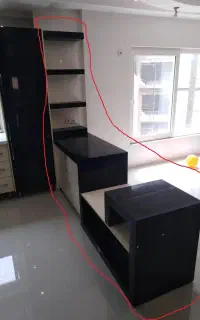 کانتر و شلف ایستاده
