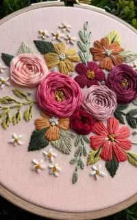 مینی دوره ی آموزش گلدوزی