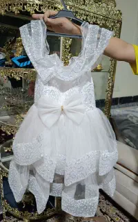 لباس مجلسی دخترانه و دستکش زنانه