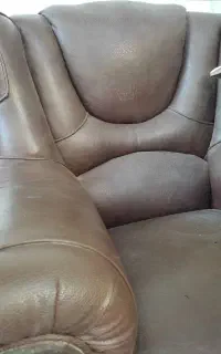 مبل تک نفره چرم