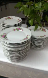 بشقاب میوه خوری گل محمدی