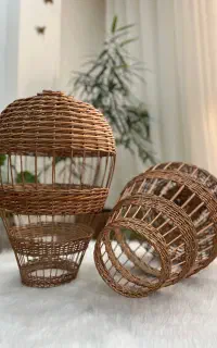 لوستر چوبی