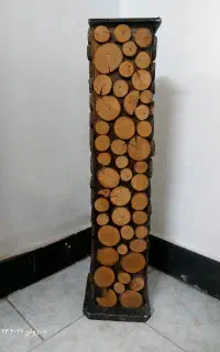 گلدان چوبی ۶۰ سانتی