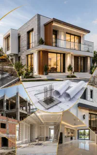 اجرای صفر تا صد ساختمان، از پی تا نما