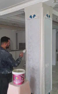 رنگکاری و نقاشی ساختمان ودرب ونقاشی کناف وپتینه