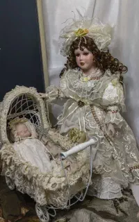 عروسک پرنسس سرامیکی قدیمی