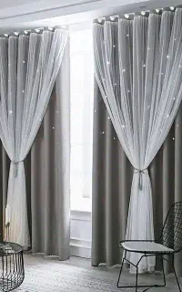 خیاطی پرده  ساده ،مینیمال،پانچ