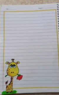 تزئین دفتر مشق