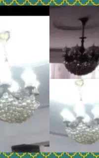 لوستر برنز ۶ شاخه۱۲ شعله