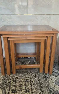میز سه تکه جلو مبل