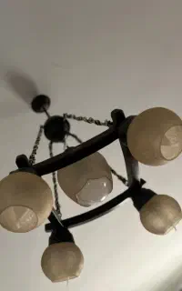 لوستر چوبی