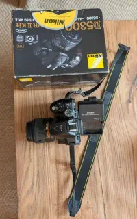 دوربین d5300 با لنز 55-18 همراه جعبه