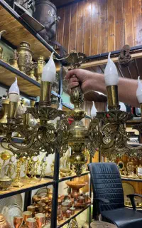 خرید و فروش لوستر برنجی