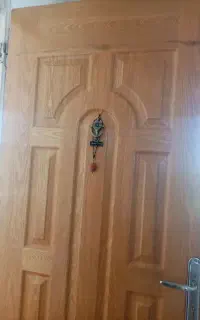 درب ورودی دولنگه دراور موکت ساعت دیواری