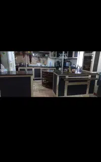 کابینت دست دوم در حد نو به همراه گاز سینک هود