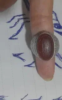 عقیق کهنه خط و شجر طبیعی
