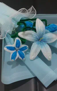گل لیلیوم و گل لاله مخملی و گل ربانی و ارسال