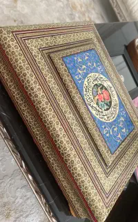 جعبه طلا خاتم کاری