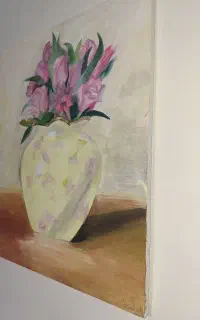 نقاشی مدرن طرح گلدان