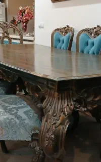 میز ناهارخوری استیل ۶ نفره