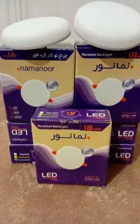 ال ای دی توکار گرد