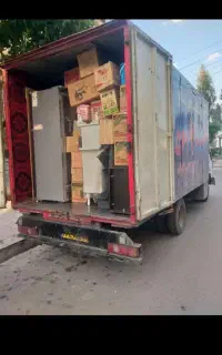 حمل بار اسباب کشی با ماشین کارگر