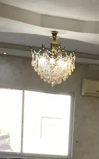 لوستر برنجی شیک