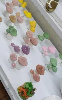 سه عدد قارچ تزینی