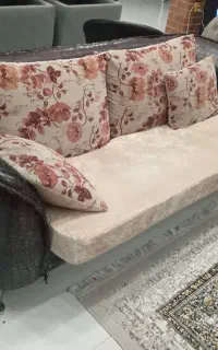 مبل 7نفر چرم و پارچه