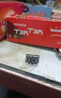 انگشتر بسیار تمیز نقره