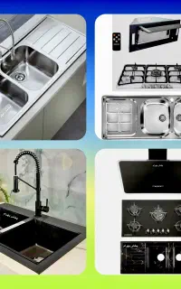 پک جذاب/ هود گازتوکار رومیزی سینک باکسی L9853