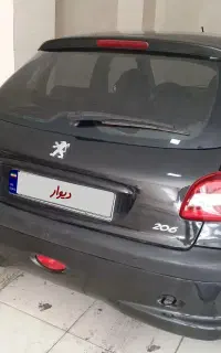 پژو ۲۰۶ مدل ۹۶ بدون رنگ