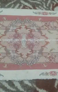 فرش پادری دستباف ۵۰ رج  خالچه بود بریده شده